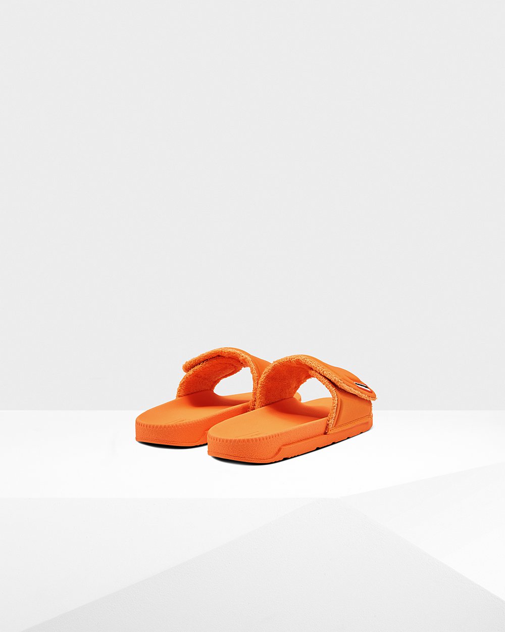 Womens Slides - Hunter Original Adjustable (76VBGASNL) - Orange